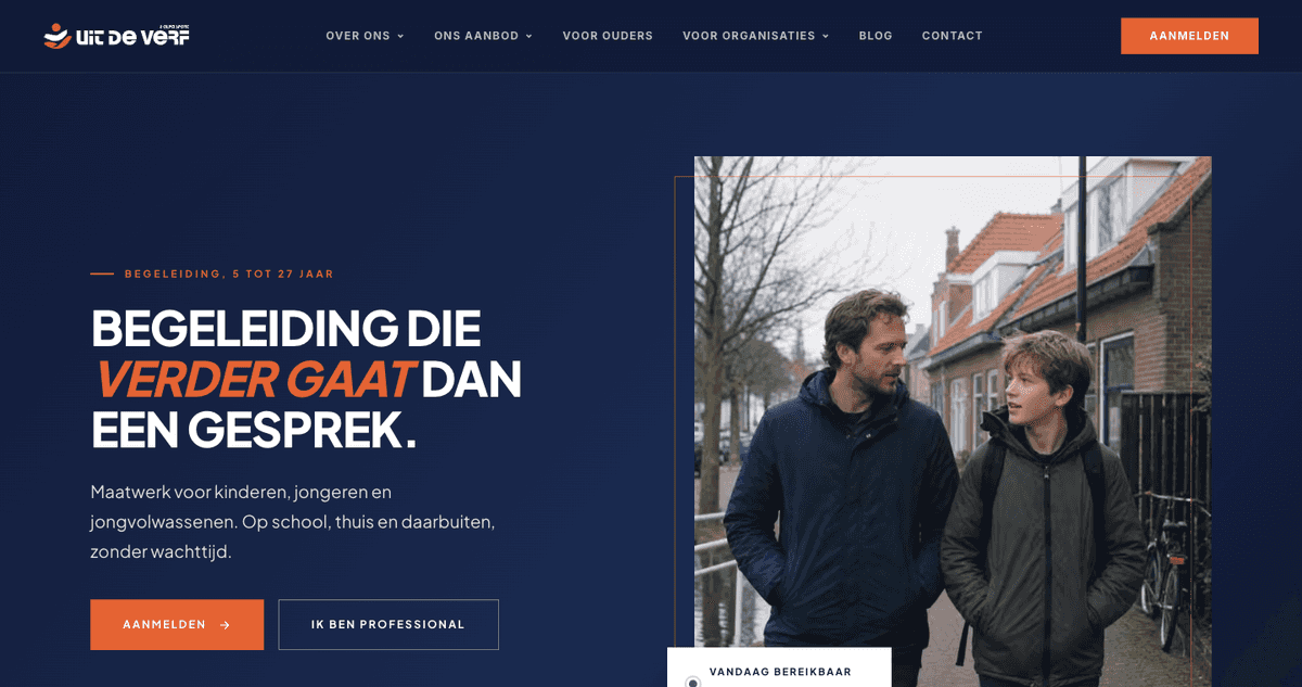 Homepage van Uit de Verf